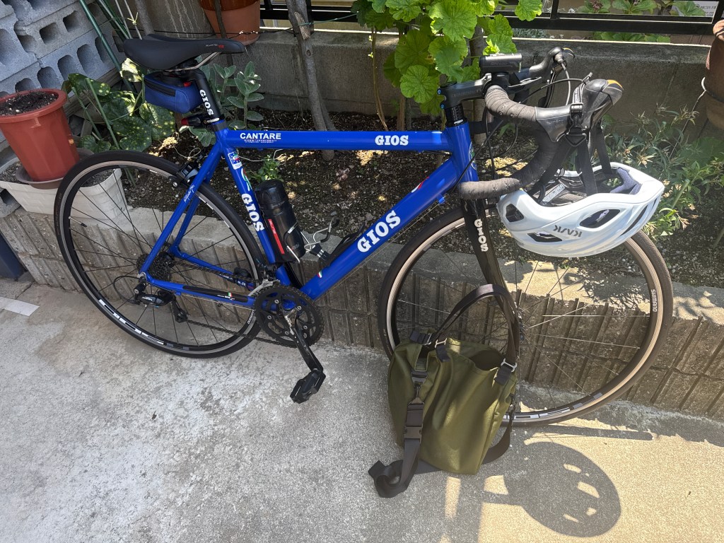 買い物へ出かける前のGIOS CANTARE